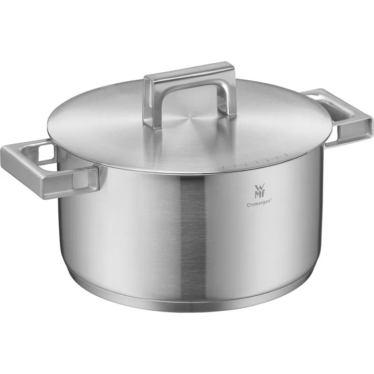 WMF Kochtopf Ultimate Cool+, Cromargan Edelstahl 18/10 (24 cm, 1-tlg, 5,7l), Induktions Topf mit Innenskalierung