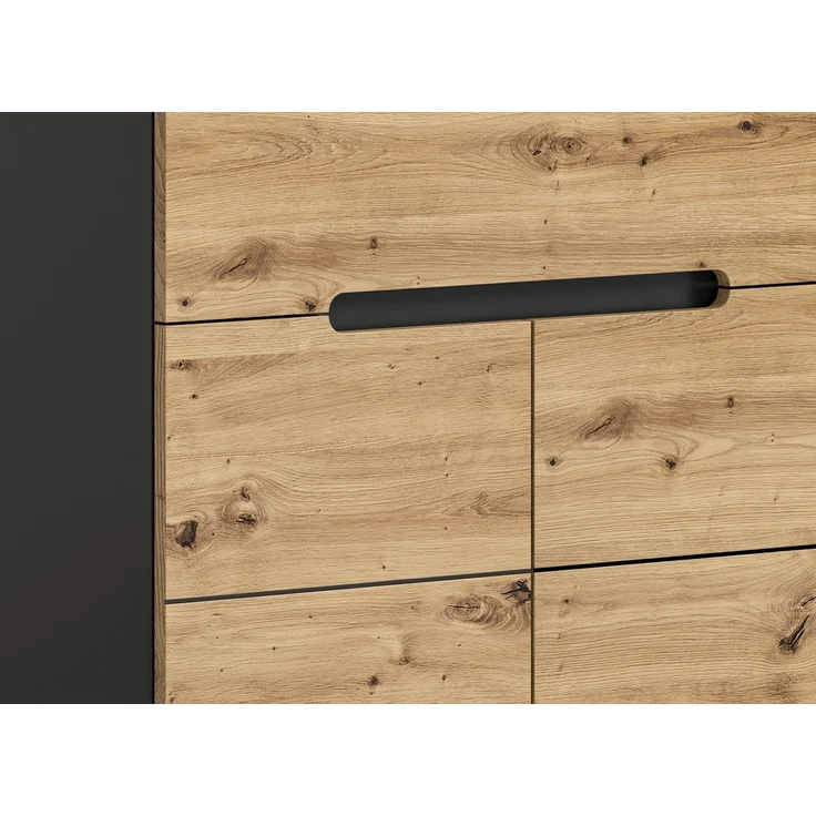 Garderobenschrank Canu - Artisan Eiche / Basalt Grau – Bild 8