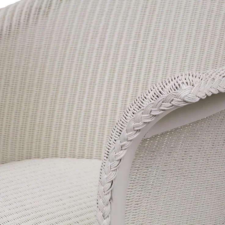 SEDEX Charlotte Loom Sessel Altweiß mit Kissen | Rattangestell – Bild 5