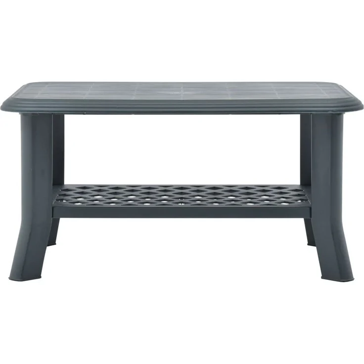 vidaXL Couchtisch Grün 90 x 60 x 46 cm Kunststoff 48794 – Bild 1