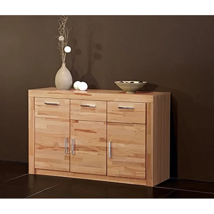 Sideboard / Anrichte, in kernbuche teil-massiv, geölt