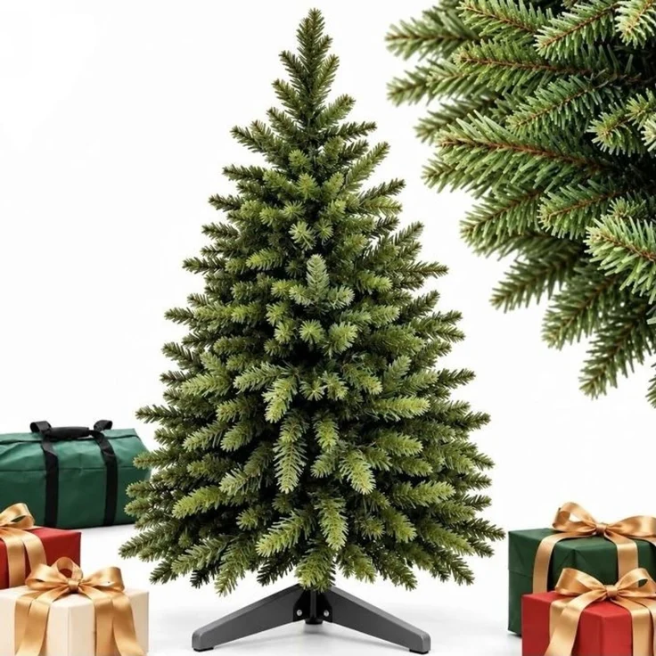 Relaxdays Künstlicher Weihnachtsbaum Nordmanntanne – Bild 1