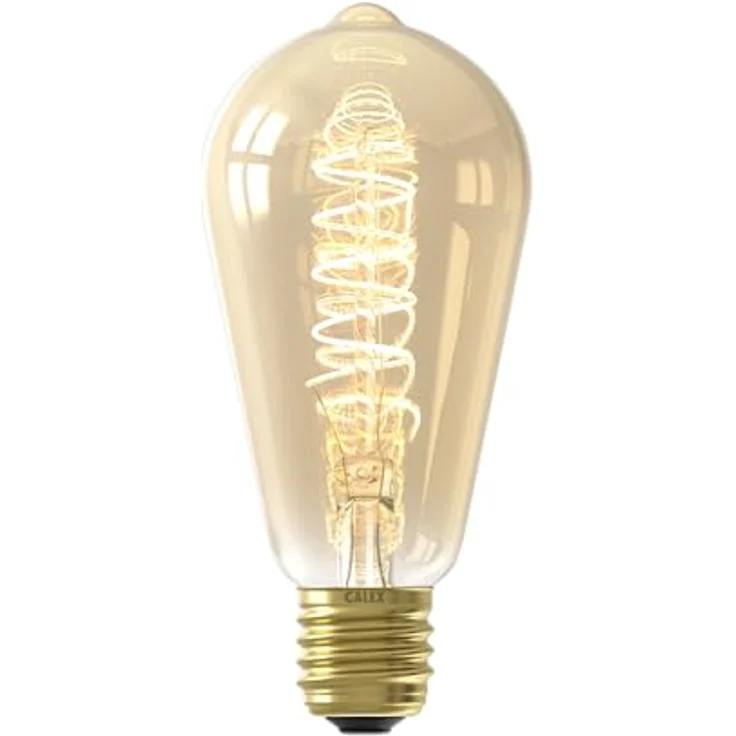 CALEX E27 Vintage Filament Lampe, 3,8W dimmbare ST64 Edison Glühbirne, warmweiß, 15000 h Lebensdauer – Bild 1