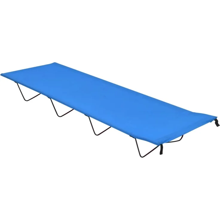 vidaXL Campingbett 180x60x19 cm Oxford-Gewebe und Stahl Blau 312478 – Bild 1