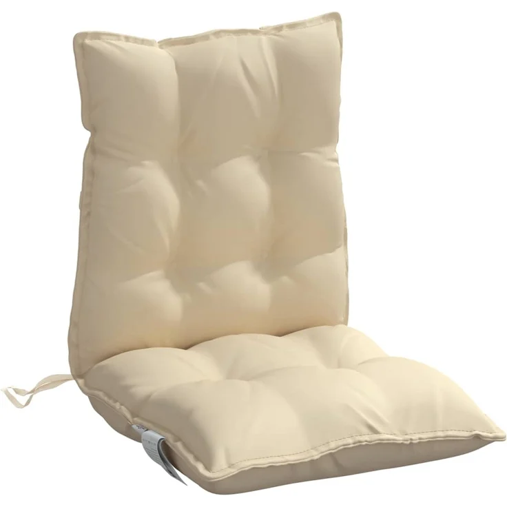 vidaXL Niedriglehner-Auflagen 4 Stk. Beige Oxford-Gewebe 377681 – Bild 5