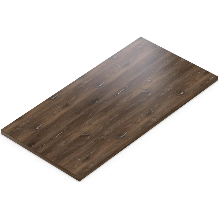 AUPROTEC Tischplatte 19mm Eiche Bijoux 100x50 cm I Spanplatte mit 1mm ABS Kante & PU-Verleimung I melaminharzbeschichtet I elegant & wasserabweisend