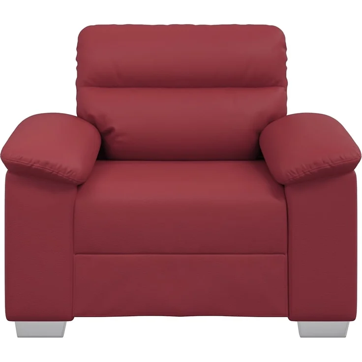 vidaXL Sessel Weinrot 100x81x84 cm Kunstleder 4105329 – Bild 3