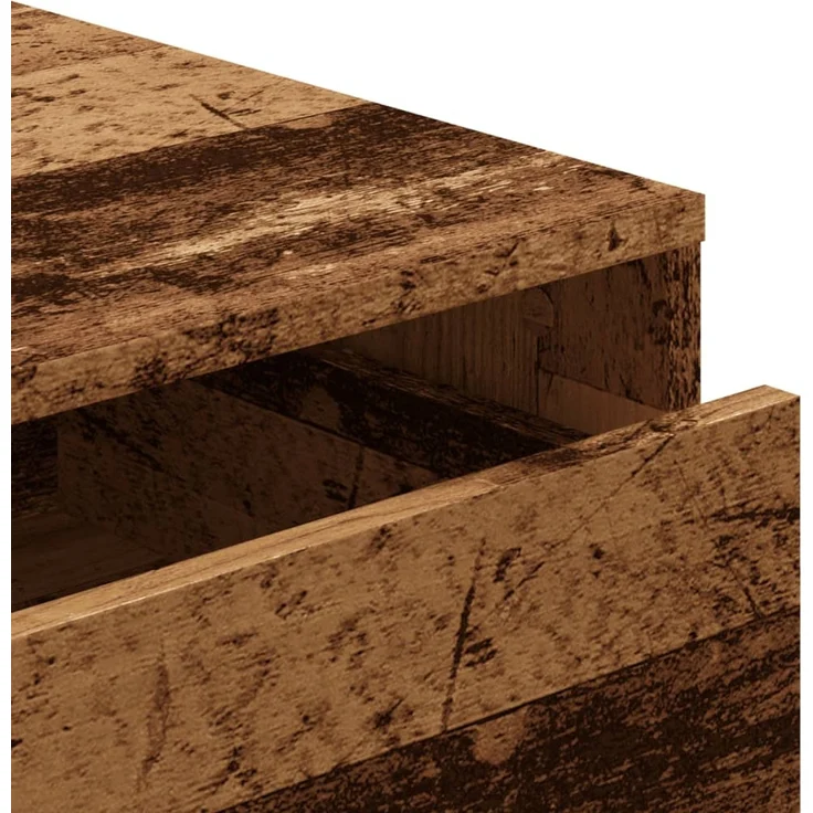vidaXL Kommode Altholz-Optik 80x41x58 cm Holzwerkstoff 852859 – Bild 8