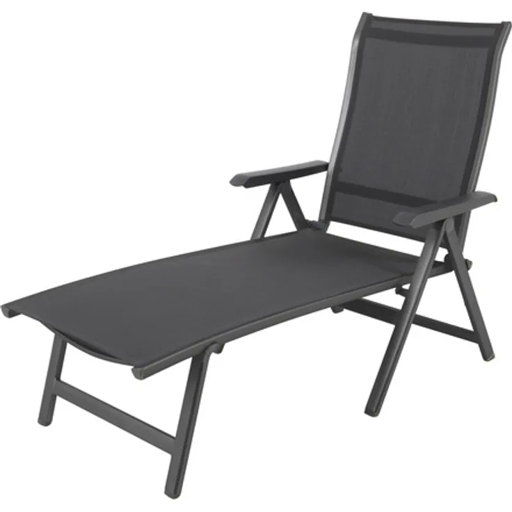 2er Set Kedline Gartenliege silberfarben