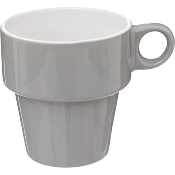 Secret de Gourmet Küchenregal Ein Set mit 6 bunten Cappuccinotassen + einem Metallständer – Bild 6