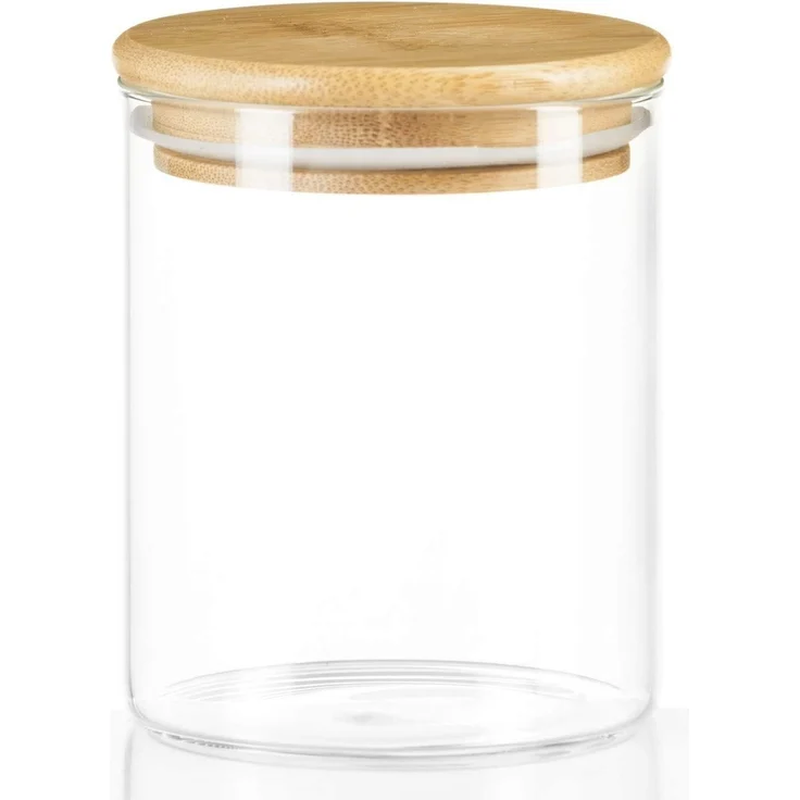 Dimono Vorratsglas DIMONO Vorratsglas mit Bambusdeckel – Borosilikatglas Aufbewahrung, Borosilikatglas, (Glasbehälter), Aufbewahrungsglas – Bild 8