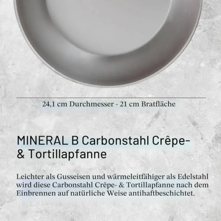 De Buyer CREPE PFANNE MINERAL B Ø 24CM – Bild 2