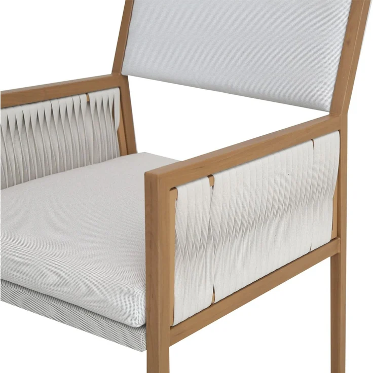 Set Bartisch + 2x Barhocker HWC-Q12, Barstuhl Stehtisch, Polyrattan Olefin (210 g/m²) ~ weiß – Bild 5