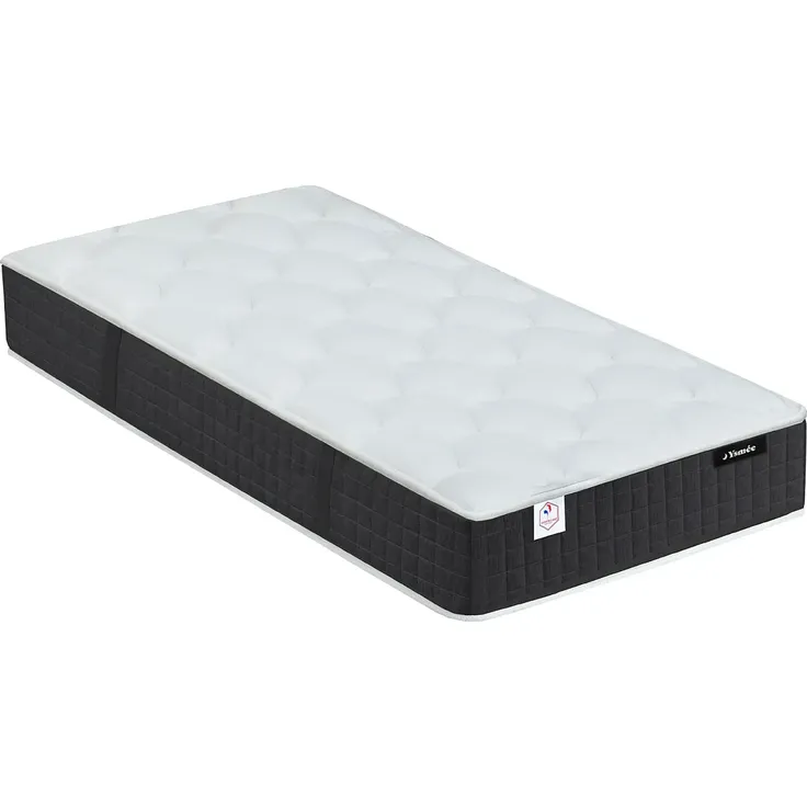Vente-unique - PAROX Matratze Stoff Weiß - B 80 cm x H 24 cm x L 200 cm – Bild 2