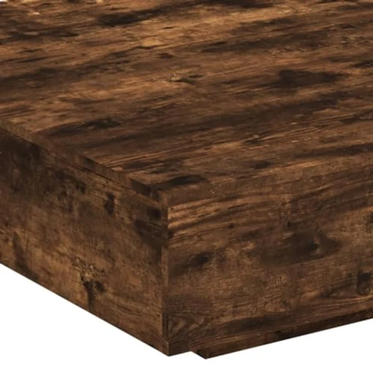 vidaXL Couchtisch Räuchereiche 100x100x31 cm Holzwerkstoff 836599 – Bild 5