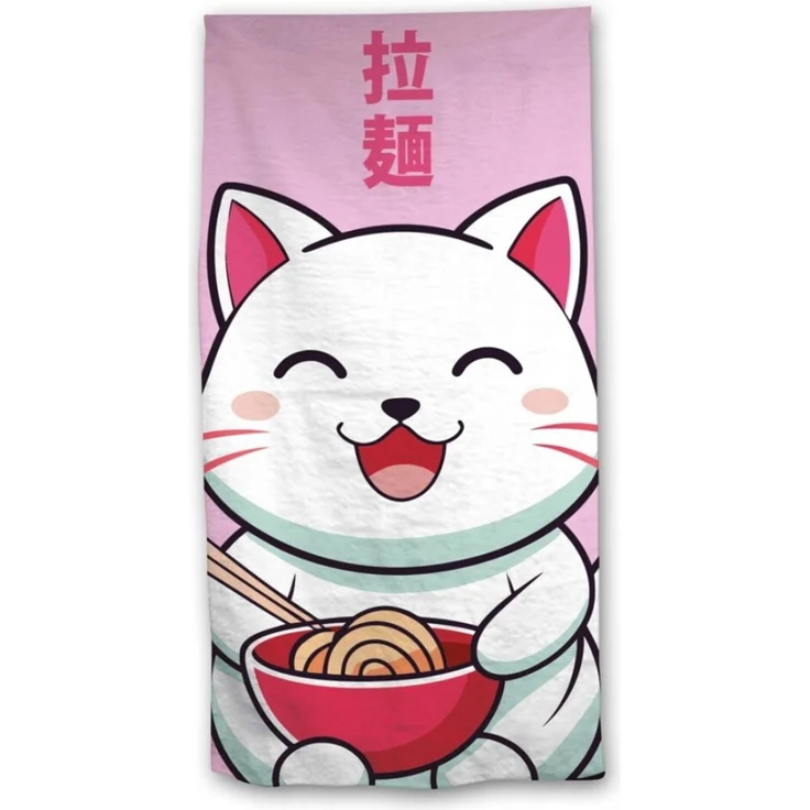 Kawaii Strandtuch 70 × 140 cm leicht und schnelltrocknend – Bild 1