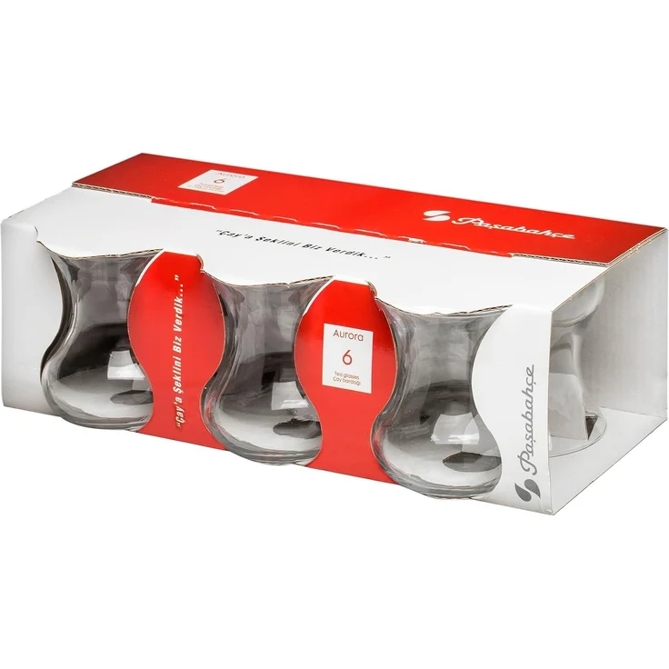 Pasabahce Teeglas Set 6 Teilig 42471 Glas 6 Personen Spülmaschinengeeignet Teegläser Service Heissgetränk Türkischer Tee für Genuss und Entspannung – Bild 3