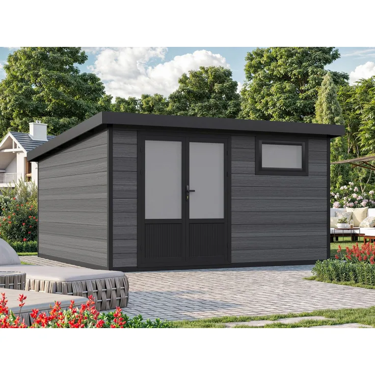 WPC Gartenhaus Modell Style DeLuxe 13,70 m²