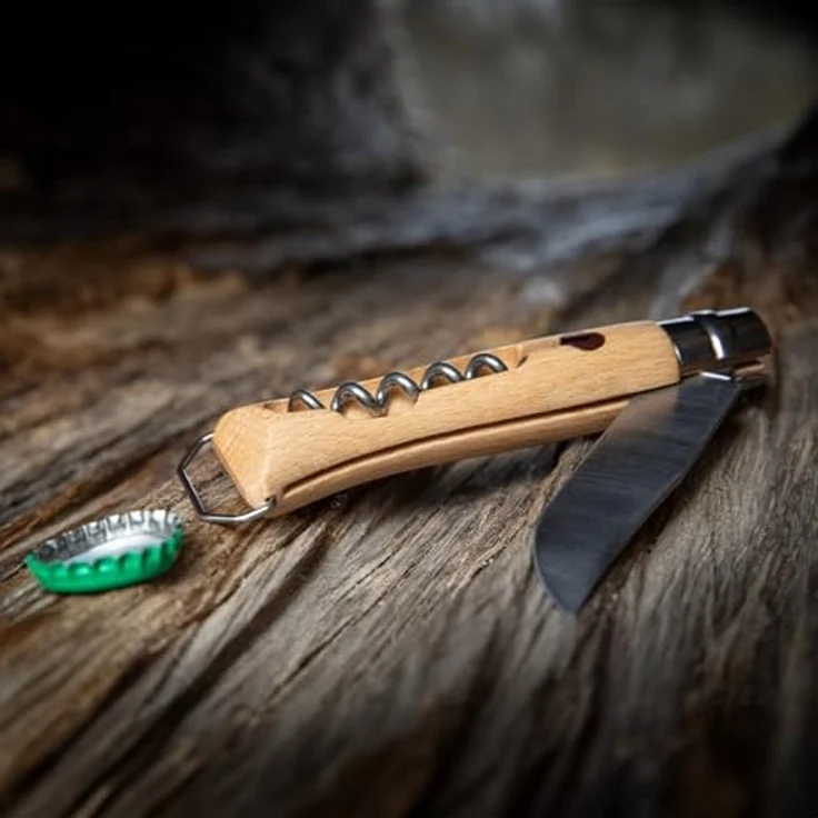 Opinel Taschenmesser No. 10 mit Korkenzieher – Bild 6