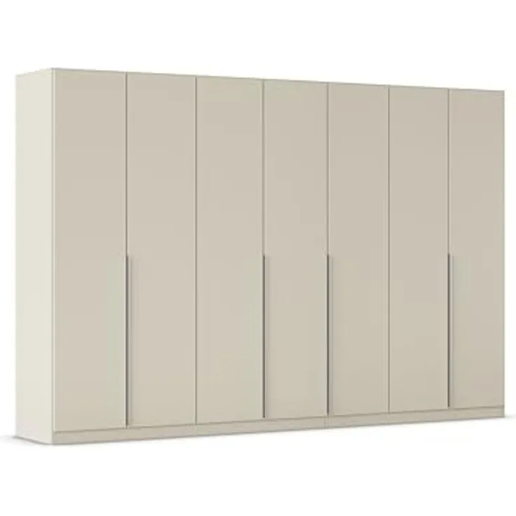 Rauch Möbel Alabama, Kleiderschrank für Schlafzimmer, Kinderzimmer, Wohnzimmer, Garderobe, Flur, 7-türig, mit Zubehör Basic, Farbe Beige, Breite 315 cm