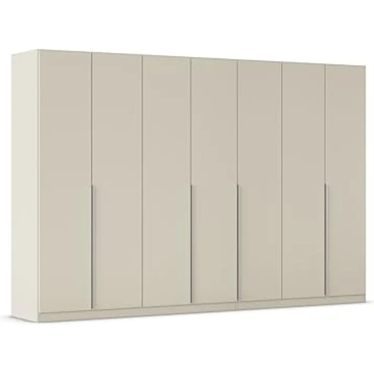 Rauch Möbel Alabama, Kleiderschrank für Schlafzimmer, Kinderzimmer, Wohnzimmer, Garderobe, Flur, 7-türig, mit Zubehör Basic, Farbe Beige, Breite 315 cm – Bild 1