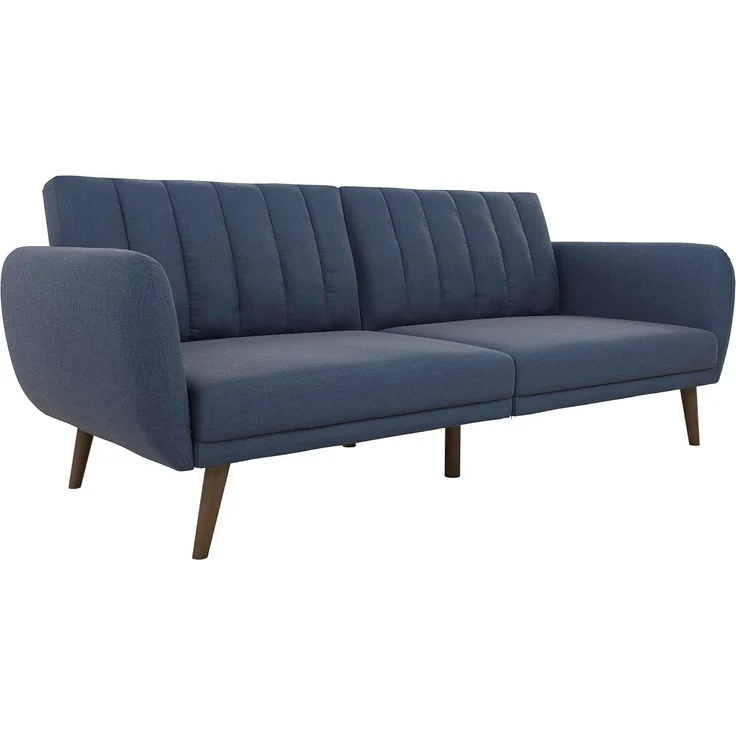 Novogratz Brittany Schlafsofa, Leinen Marineblau