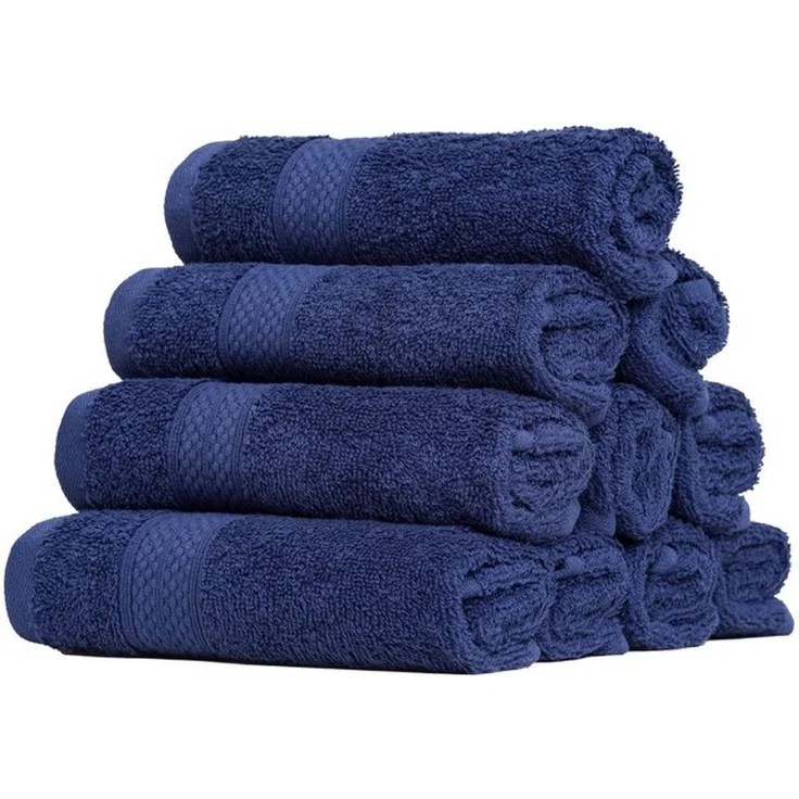 Brielle Handtuch Set Brielle Guest Towel Set - 10 pcs Navy blue 30x50 cm – Bild 4