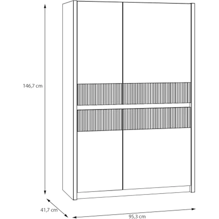 FORTE Highboard Oak Square – Bild 2