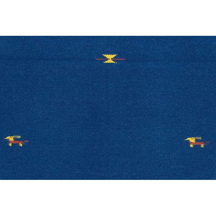 Kelim Teppich - Trendy 180x120 cm - blau – Bild 2