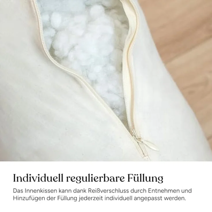 Ehrenkind Stillkissen Musselin aus hochwertiger Bio Baumwolle, Schwangerschaftskissen, Seitenschläferkissen, OEKO-TEX® STANDARD 100 Klasse 1 zertifiziert – Bild 9