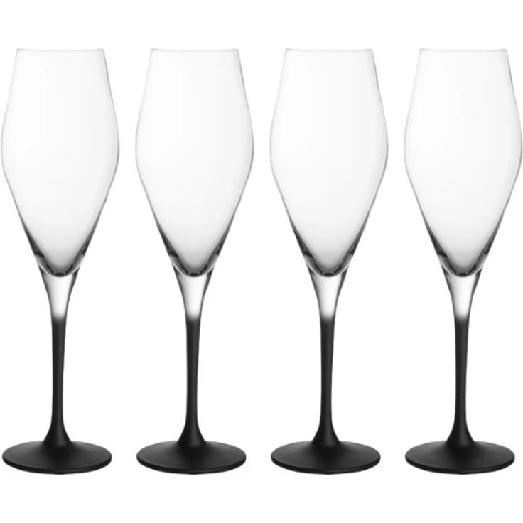 Villeroy & Boch Manufacture Rock Champagnerkelch 260 ml 4er Set – Bild 1