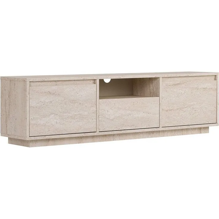 Skye Decor Sideboard Nordure Sentinel (Packung, 1 St, 1 TV Board), Breite 160 cm, griffloses Design mit Stauraum