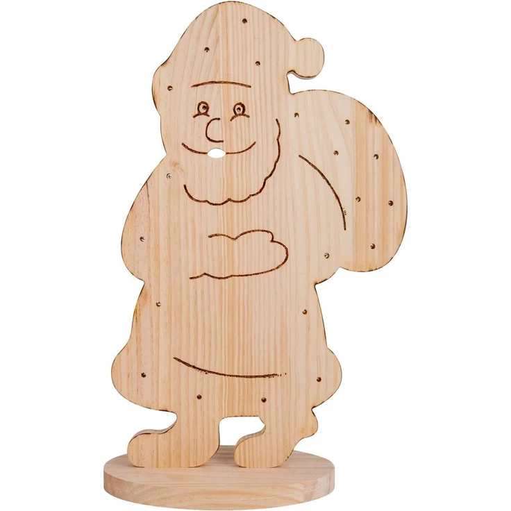 Weihnachtsbeleuchtung Draußen LED Weihnachtsdeko Außen Holz mit Timer 5307427 – Bild 5