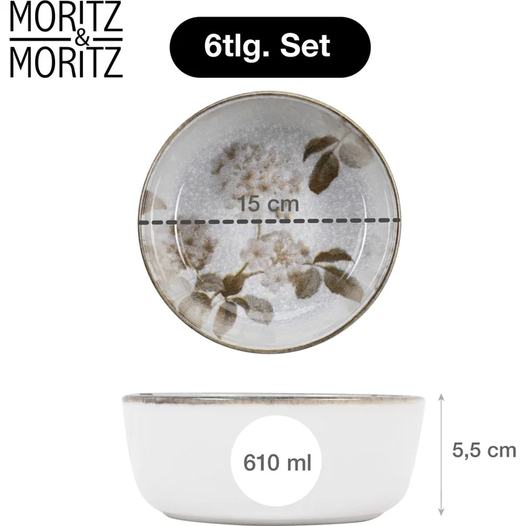 Moritz & Moritz BLOSSOM Müslischalen 6er Set – Bild 2