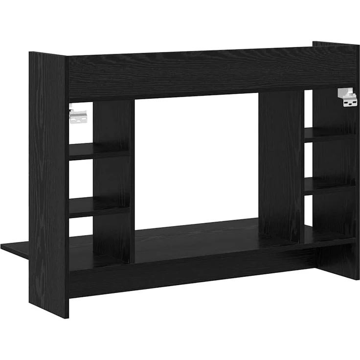 vidaXL Wandtisch Schwarz Eichen-Optik 105 x 48 x 75 cm Holzwerkstoff 869194 – Bild 6