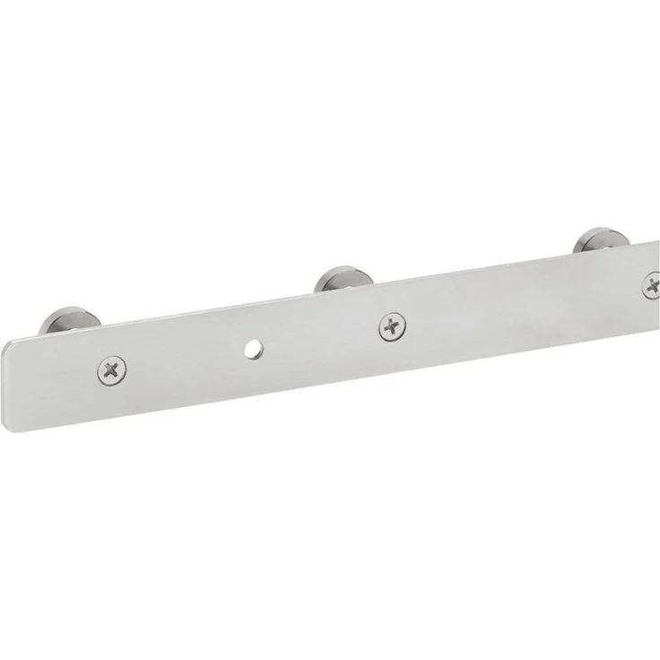SO-TECH® Garderobenleiste Hakenleiste JOEL echt Edelstahl Garderobenhaken Wandhaken (2 St), mit 8 Haken - Länge 610 mm – Bild 3