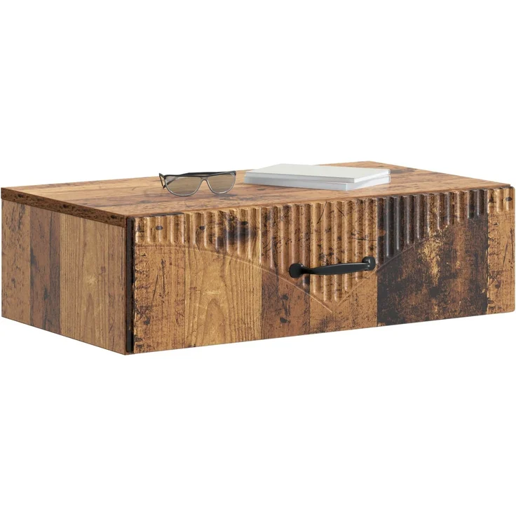 vidaXL Wandmontierter Beistelltisch Altholz 59 x 34,5 x 17 cm 899003 – Bild 2