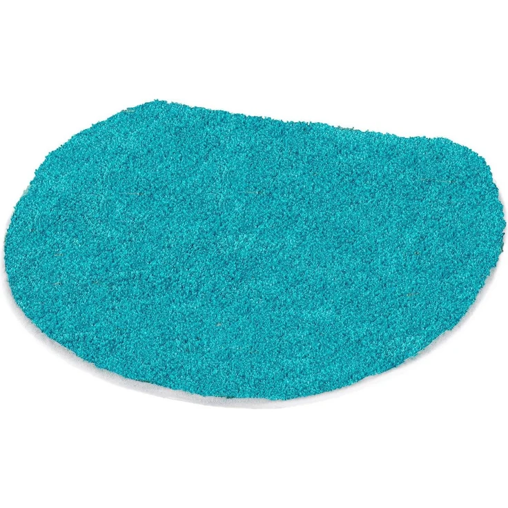 Kleine Wolke Badematte RELAX, Höhe 30 mm, rutschhemmend beschichtet, fußbodenheizungsgeeignet, Polyacryl, WC-Deckelbezug, WC-Deckelbezug, Badteppich, Uni Farben, rechteckig, rund & als Set erhältlich – Bild 2