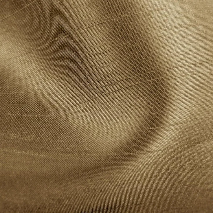 Gardine Blickdicht mit Ösen ( Taupe dunkel ) in 140x145cm ( Breite x Höhe ) – Bild 5