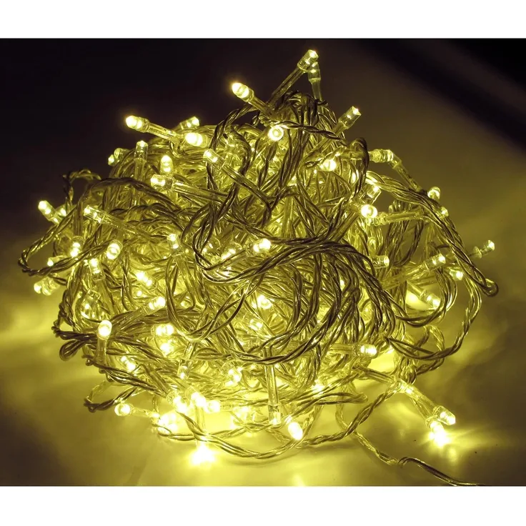 600er LED Lichterkette Außen Innen Partylicht Weihnachtslichterkette warmweiß