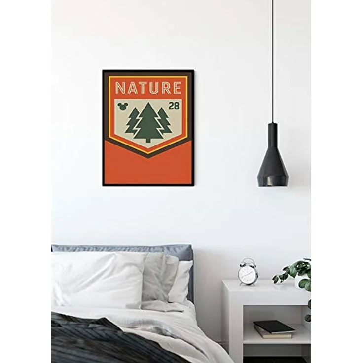 Komar Disney Wandbild Mickey Mouse Nature, Kunstdruck für Kinderzimmer, Größe 50x70cm, ohne Rahmen, lichtbeständig und PVC-frei – Bild 3
