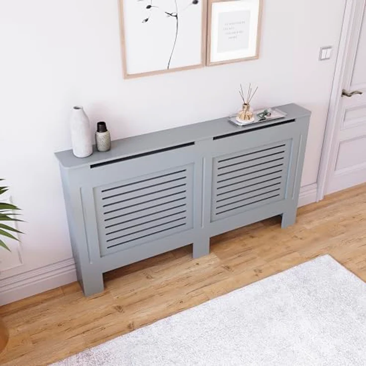 Vida Designs Kommoden & Sideboards, Mitteldichte Holzfaserplatte, Grau, Groß – Bild 6