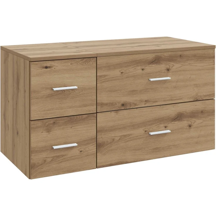vidaXL Badezimmerschrank-Set 2 stk. Artisan-Eiche 92,5 x 44,5 x 50 cm 3404023 – Bild 2