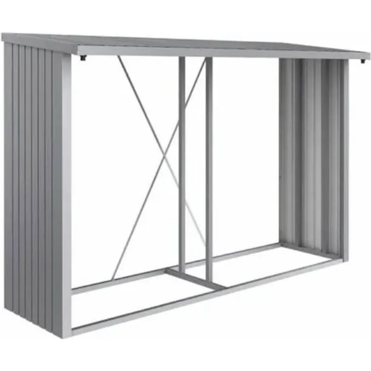 Biohort Holzlager WoodStock Gr. 300 lieferbar in 3 Farben silber-metallic