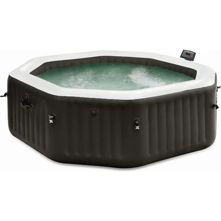 Intex 'PureSPA – Jet + Bubble Deluxe' Whirlpool, für 6 Personen, 211x211x71 cm – Bild 1