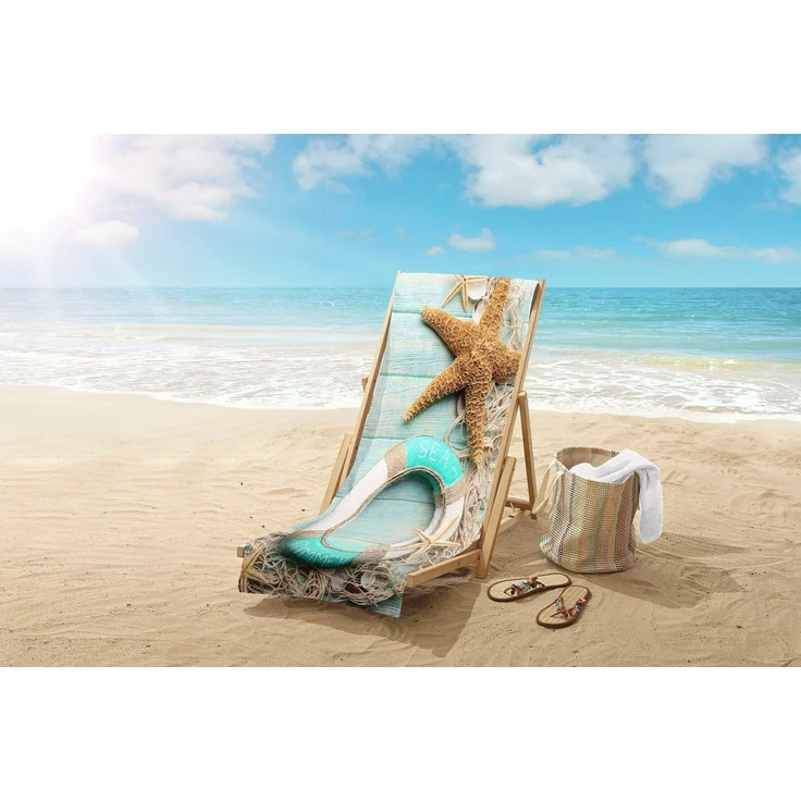 Good Morning Mikrofaser Strandtuch Liegetuch 100 X 180 cm Jimmy blau – Bild 2