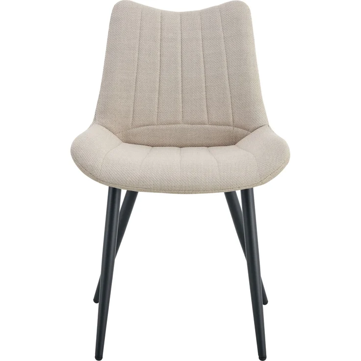 Stuhl 2er Set Helsinki Stühle in Creme - gemütliches Design - Top Qualität B/H/T: 53x86x59 cm – Bild 3
