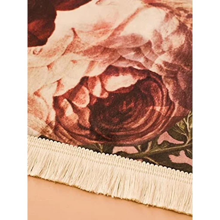 Essenza Teppich Anneclaire, rechteckig, Höhe: 6 mm, sehr weicher Flor, mit Fransen – Bild 5