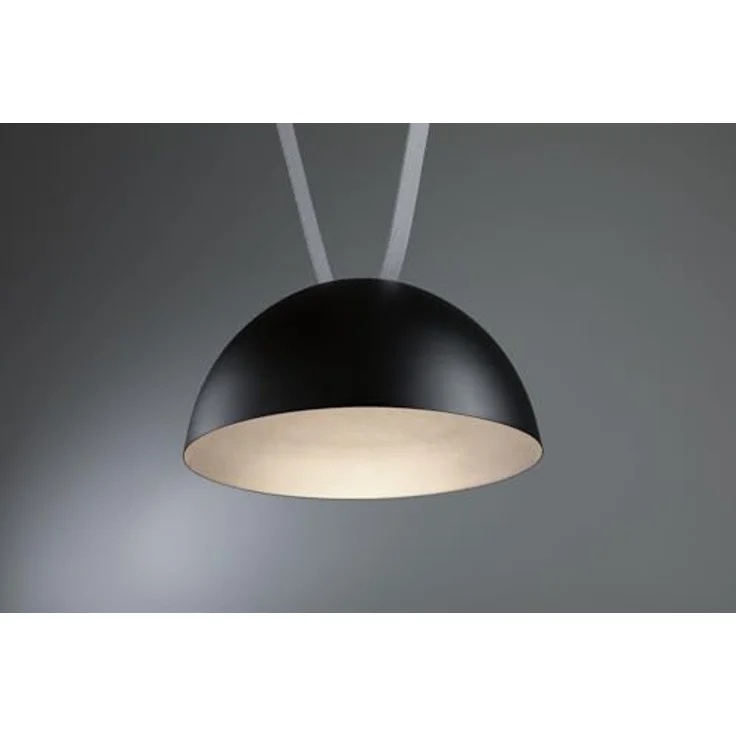Paulmann Pendelleuchte Bol Uline, 12W LED, Aluminium schwarz, 3000K warmweiß Licht, Ø 30 cm – Bild 11