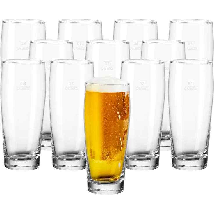 Pasabahce Jubilee Willi Becher 0,5 l geeicht 12er Set